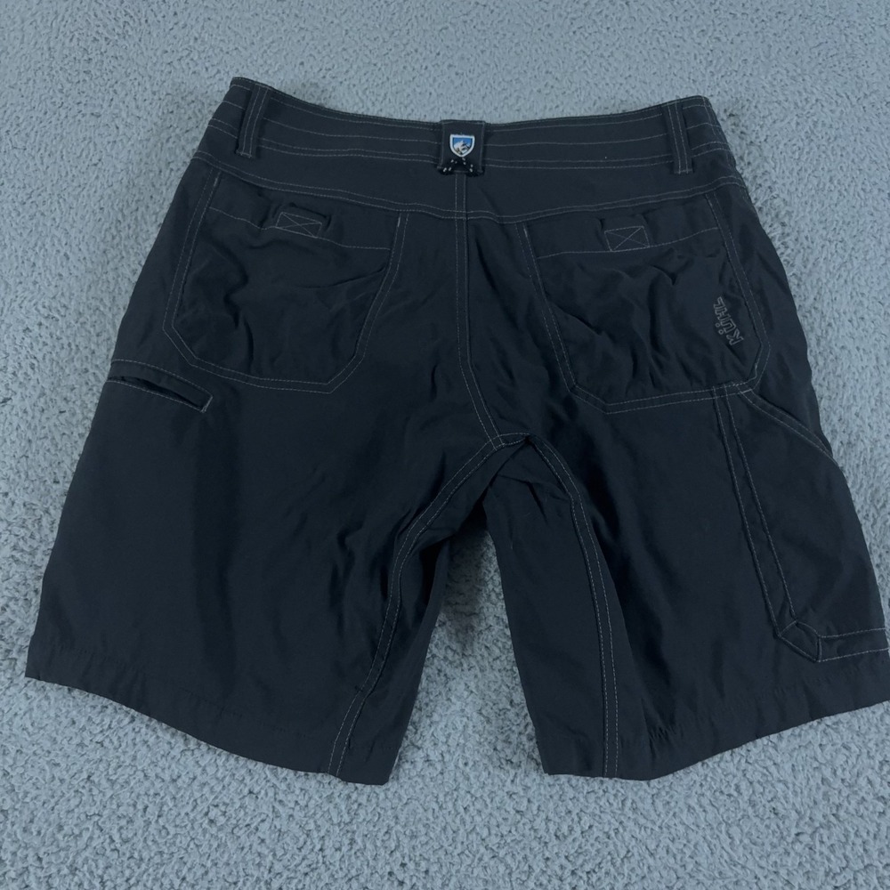 Kuhl Renegade Shorts Mens 32 Gray 8" Cargo Outdoor Hiking Gorpcore Nylon Stretch